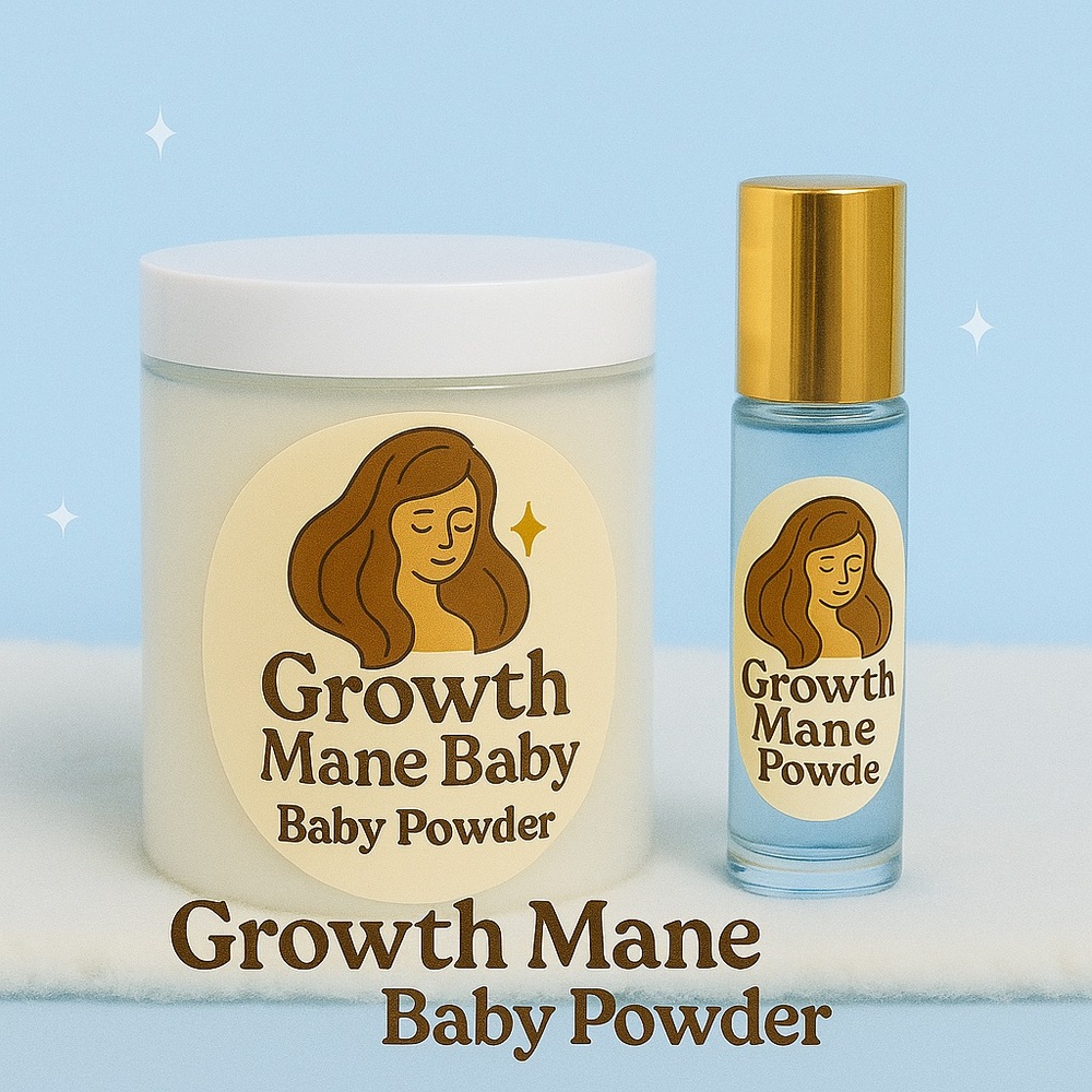 Baby Powder Set - White and Gold